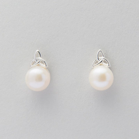 Trinity Pearl Earrings