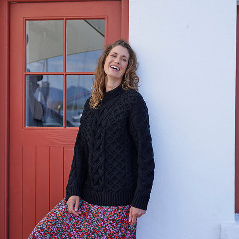 Women's Trellis Aran Sweater