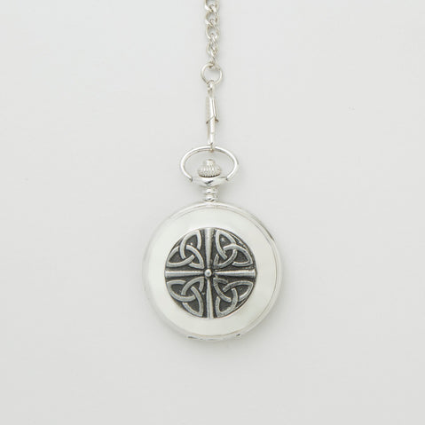 Mullingar Pewter Trinity Knot Pocket Watch