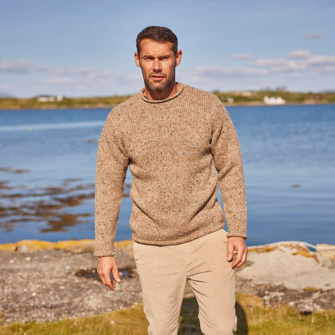 Mens Donegal Fleck Sweater