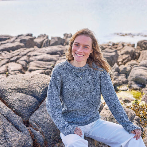 Women's Traditional Fisherman Irish Wool Sweater