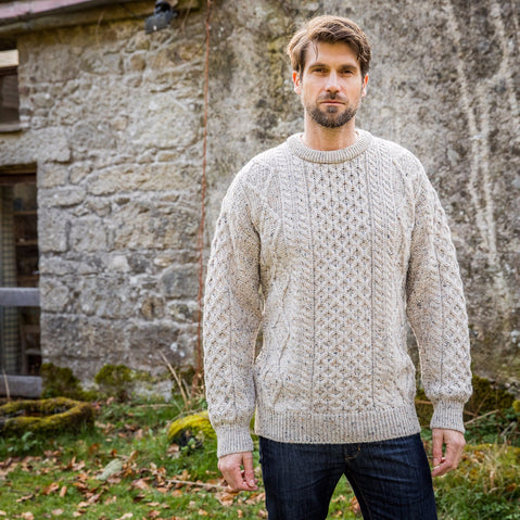 Men's Fisherman Lightweight Crew Neck Heritage Sweater