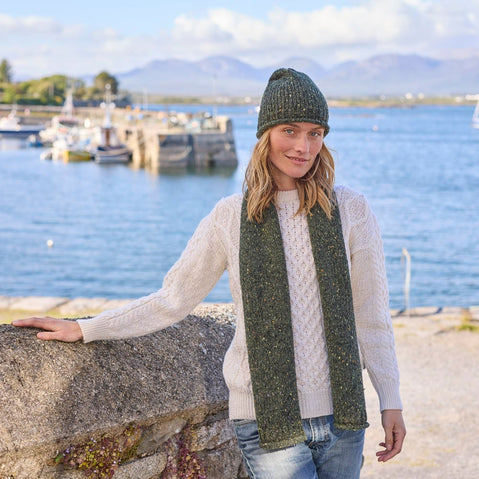 Donegal-Fleck-scarf-and-hat