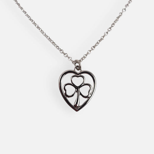 Shamrock Heart Pendant