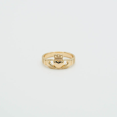 Women's Gold Vermeil Claddagh Ring