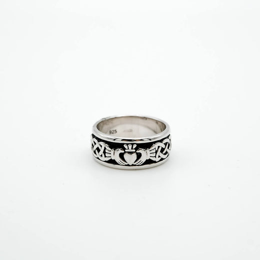 Men's Celtic Claddagh Band