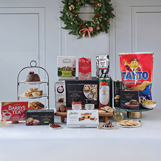 Traditional Irish Feast Hamper with Barry's Tea, Tayto crisps, Butlers chocolates and classic Irish food favourites