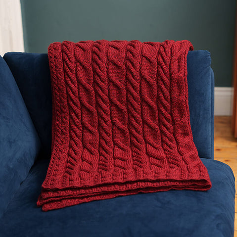 Supersoft Merino Aran Throw