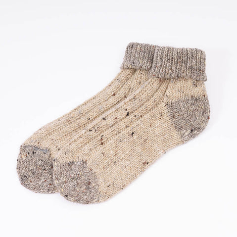 Two Tone Wool Ankle Socks
