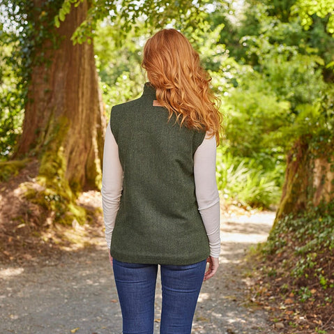 Women's Herringbone Irish Windbreaker Vest
