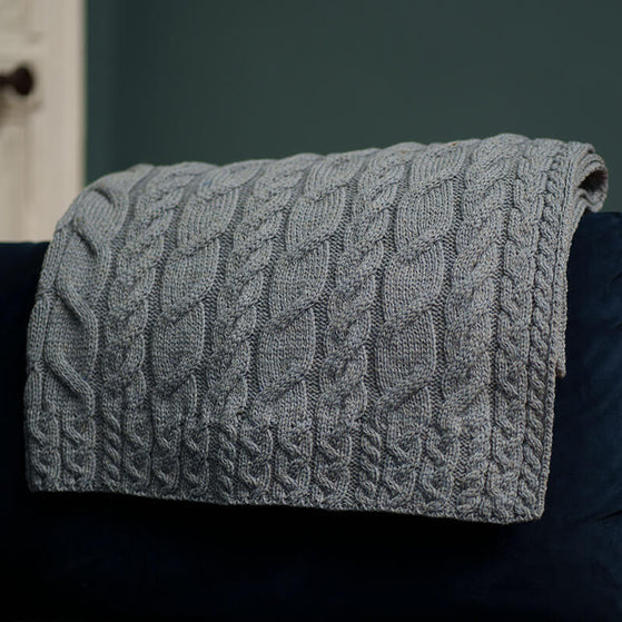 Supersoft Merino Aran Throw