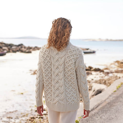Women's Trellis Aran Sweater