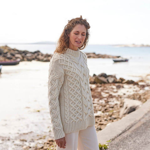 Women's Trellis Aran Sweater