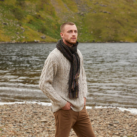 Mens Alpaca Islander Scarf