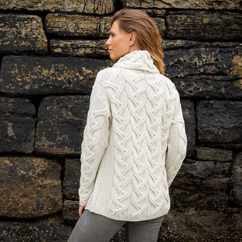 The Comeragh Aran Turtleneck Sweater