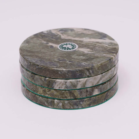 Connemara Marble Disc Coasters