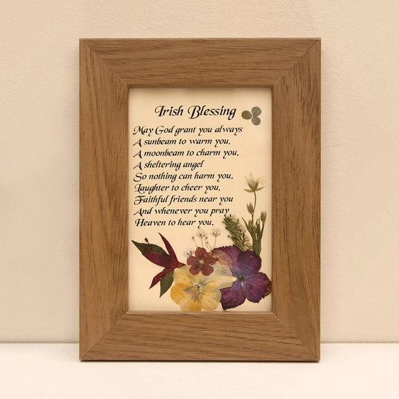 Framed Classic Irish Blessing Gift
