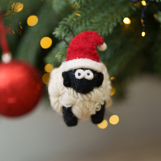 Irish Christmas Sheep Decoration