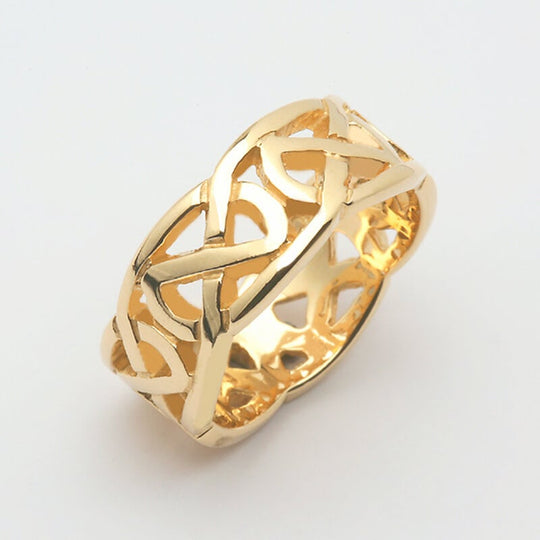 Gents 10K Sheelin Celtic Knot Ring