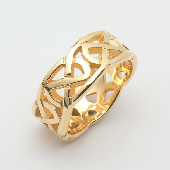 Gents 10K Sheelin Celtic Knot Ring