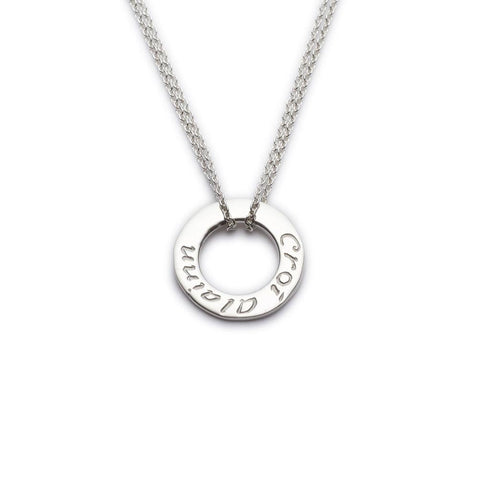 Heart Silver Irish Pendant