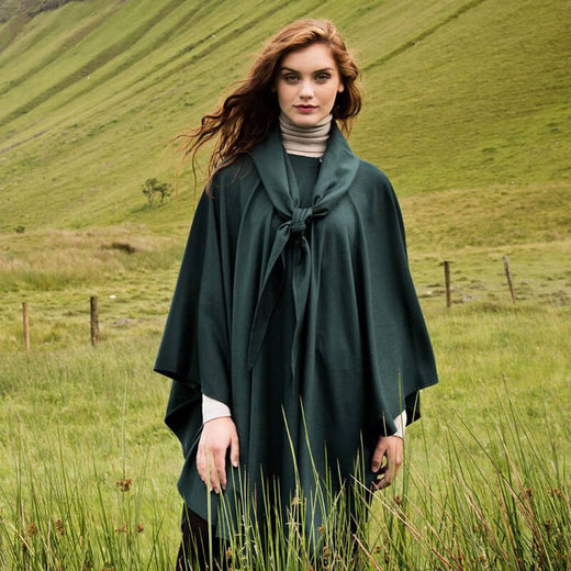 Women's Classic Wool & Cashmere Irish Cape