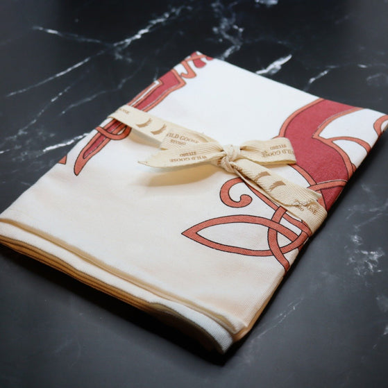 Celtic Cat Tea Towel