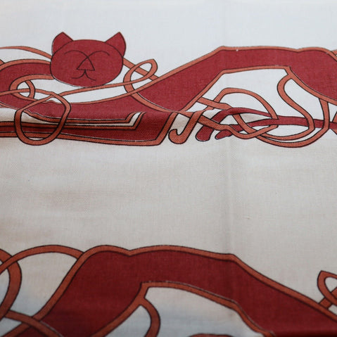 Celtic Cat Tea Towel