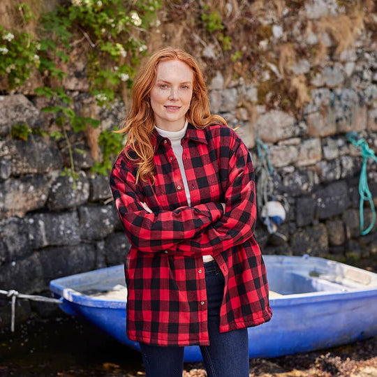 Women's Plaid Flannel Shirt
