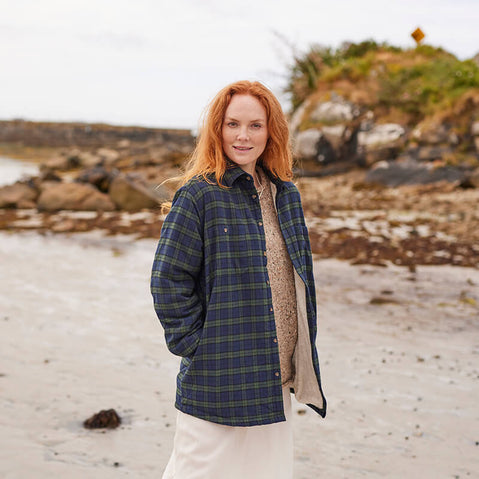 Women's Plaid Flannel Shirt