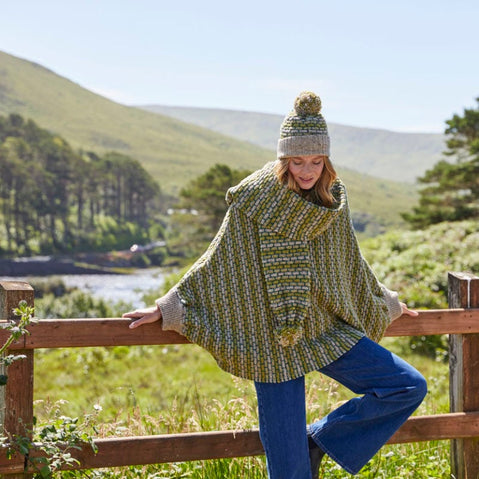 The Bantry Basket Weave Scarf