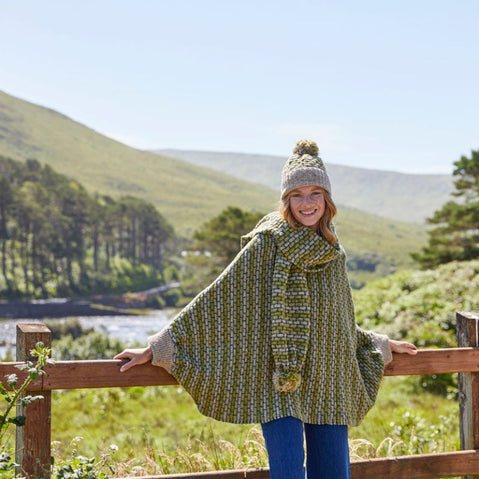 The Bantry Basket Weave Scarf