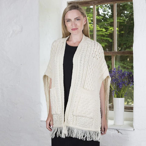 Merino Wool Pocket Shawl