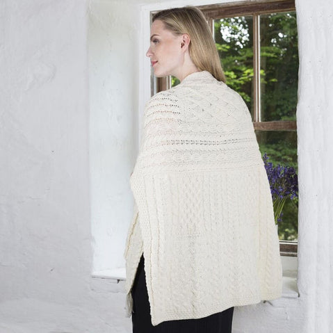 Merino Wool Pocket Shawl