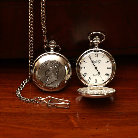 Mullingar Pewter Ireland Pocket Watch