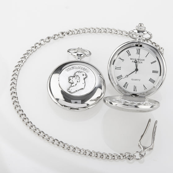 Mullingar Pewter Ireland Pocket Watch