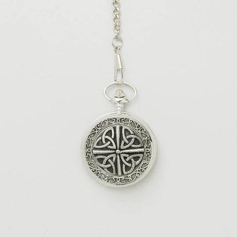 Mullingar Pewter Trinity Mechanical Pocket Watch
