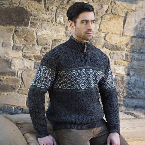 Mens Newgrange Celtic Sweater