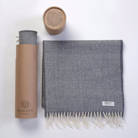 Ladies' Herringbone Lambswool Scarf