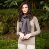 Ladies' Charcoal Rainbow Lambswool Scarf