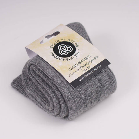 Ladies Cashmere Blend Irish Wool Socks