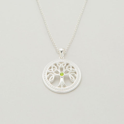 Silver Celtic Tree of Life Pendant
