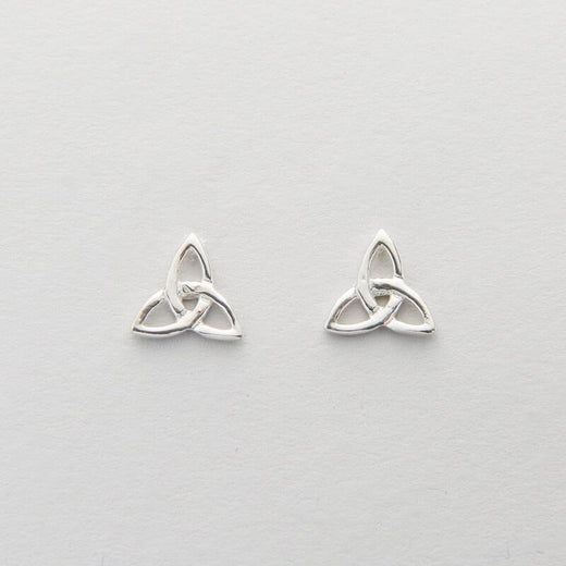 Silver Celtic Trinity Knot Earrings