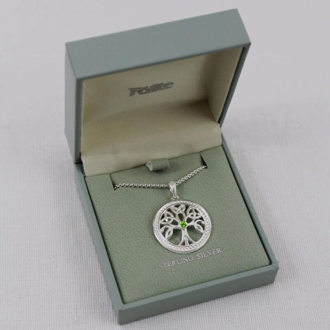 Silver Celtic Tree of Life Pendant