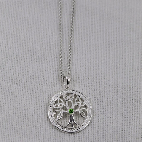 Silver Celtic Tree of Life Pendant