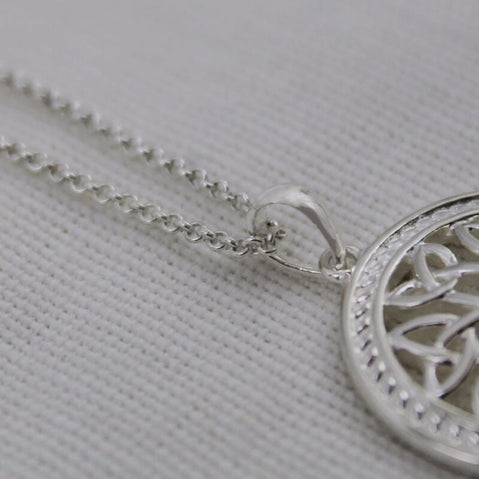 Silver Celtic Tree of Life Pendant