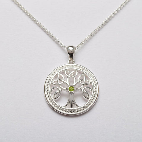 Silver Celtic Tree of Life Pendant