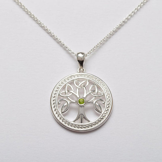 Silver Celtic Tree of Life Pendant
