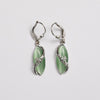 Claddagh Cat's Eye Drop Earrings