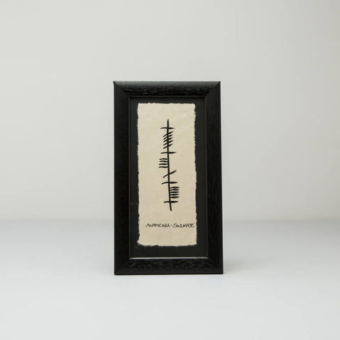 Ogham Irish Writing 'Anam Cara' (Soul Mate)